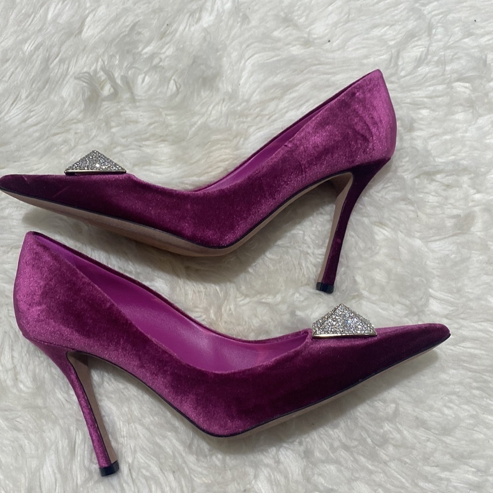 New Valentino Garavani stud pumps in rose violet size 41EU - Picture 4 of 11